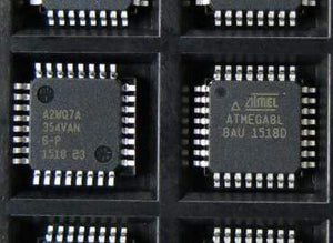 ATMEGA8L-8AU MCU 8-bit ATmega AVR RISC 8KB Flash 3.3V/5V 32-Pin TQFP