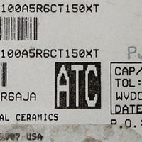 100A5R6CT150XT ATC100A5R6CT150XT 5.6PF 150V 0505 COO:USA