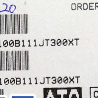 100B111JT300XT ATC100B111JT300XT 110PF 500V 1210 COO:USA