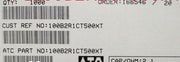 100B2R1CT500XT ATC100B2R1CT500XT 2.1PF 500V 1210 COO:USA