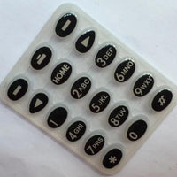 Digital Number Keys Button Rubber For Motorola XTS3000