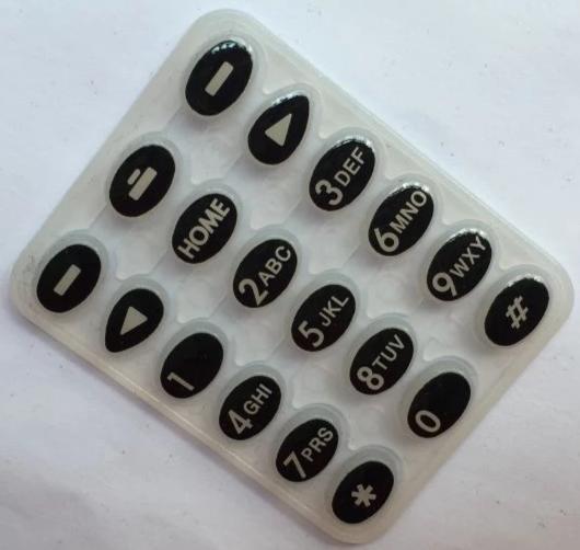 Digital Number Keys Button Rubber For Motorola XTS3000