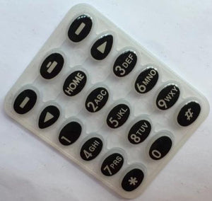 Digital Number Keys Button Rubber For Motorola XTS3000