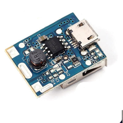 5pcs 5V Step-Up Power Module Lithium Battery Charging Protection Board Boost Converter LED Display USB For DIY Charger 134N3P