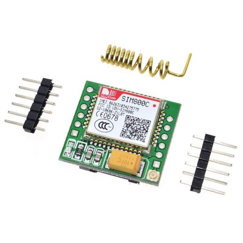 Smallest SIM800C GPRS GSM Module MicroSIM Card Core Board Quad-band TT ...