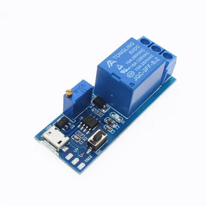 5V-30V Delay Relay Timer Module Trigger Delay Switch Micro USB Power Adjustable Relay Module Free Shipping