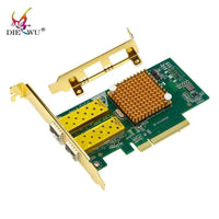 speed 10 gigabit pcie*8 dual port SFP+ fiber network card pci express lan rj45 rj-45 card adapter  X520 82599ES/E10G42BTDA