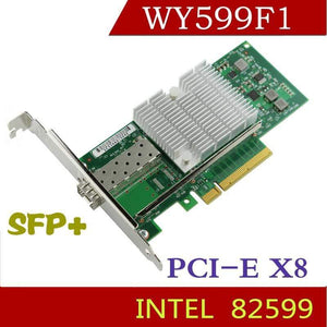 Winyao WY599F1 10 Gigabit Fiber Ethernet Server Card Chipset JL82599EN for Intel PCI-E X8 SFP+