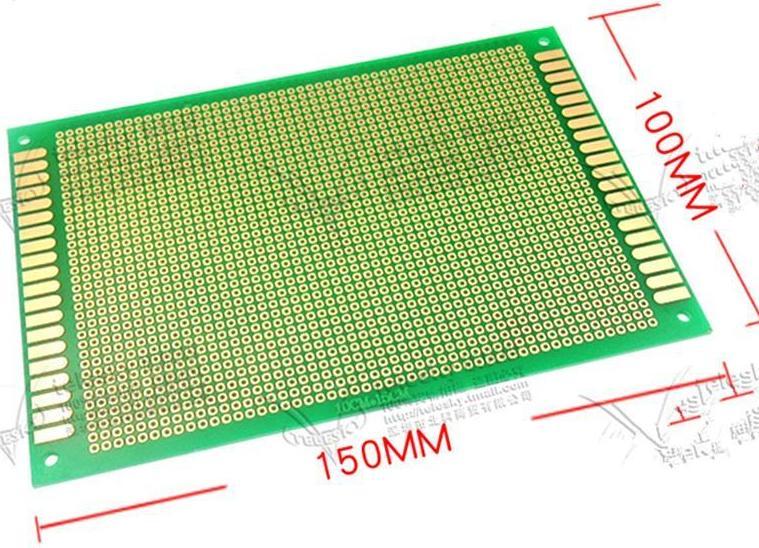 10*15cm  PCB circuit boards   PCB hole hole plate glass fiber epoxy plate   Experiment board learning board   10X15CM