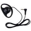 1 Pin 3.5mm D-Shape Listen Only Soft Rubber Earpiece walkie talkie Headset for Motorola two way radios