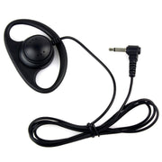 1 Pin 3.5mm D-Shape Listen Only Soft Rubber Earpiece walkie talkie Headset for Motorola two way radios