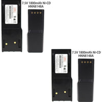 2X RB MOT HNN8148 18900mAh Ni-MH Two-Way Radio Battery for Motorola RADIUS P110