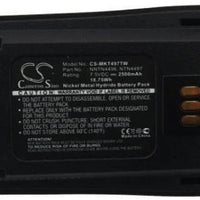 2500mAh battery for  MOTOROLA CP040 CP150 CP160  GP3688 PM400  PR400 NTN4970 PMNN4251 Two-Way Radio Battery