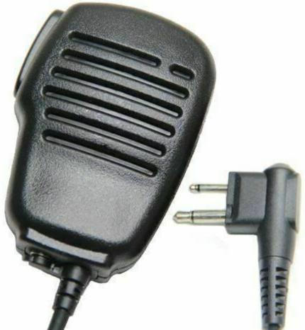 Rainproof 2-Pin Shoulder Mic Speaker For Two-Way Radio Motorola EP450 microphone