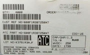 600F1R3BT250XT ATC600F1R3BT250XT 1.3PF 250V 0805 COO:USA