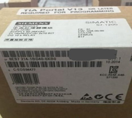 Siemens PLC 6ES7 211/212/214/215-1BE/HE/AE/BG/HG/AG/40-0XB0