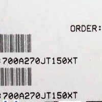 700A270JT150XT ATC700A270JT150XT 27PF 150V 0505 COO:USA