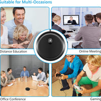 USB Conference Microphone, Omnidirectional voice pickup