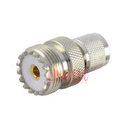 10 pcs 50 ohm brass straight connector uhf so239 female mini uhf connector for gm300 car two way radio