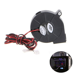 1Pc DC 12V 50mm Blow Radial Cooling Fan Hotend Extruder For RepRap 3D Printer Accessories Cooler Fans High Quality C26