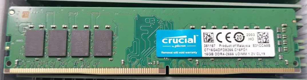 Crucial 16GB DDR4-2666 UDIMM | CT16G4DFRA266 