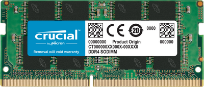 Crucial 16GB 288-Pin DDR4 2133Mhz 2400Mhz 2666Mhz 3200Mhz Laptop Memory Model