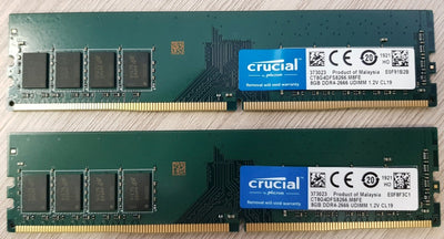Crucial 8GB 288-Pin DDR4 SDRAM DDR4 2666 (PC4 21300) Desktop Memory Model CT8G4DFS8266 For Desktop