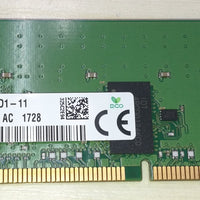 SKHYNIX HMA81GR7AFR8N-UH 8GB DDR4 2400Mhz 1RX8 PC4-2400T-RD1-11 PC4-19200 Registered ECC CL17 288-Pin DIMM 1.2V Memory Module for Server