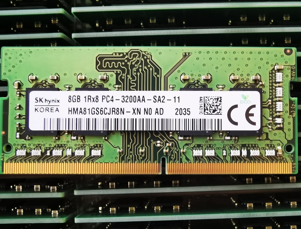 Pamięć RAM Hynix 1x 8GB DDR4 1Rx8 3200MHz PC4-25600 SO-DIMM Pamięć RAM Hynix 1x 8GB DDR4 1Rx8 3200MHz PC4-25600 SO-DIMM