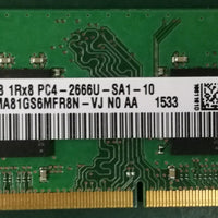 SK Hynix HMA81GS6MFR8N-VJ 8GB  8G DDR4 2666  1RX8 PC4-2666U-SA1-10 1.2V for Laptop