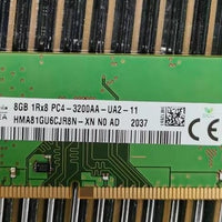 SK Hynix HMA81GU6CJR8N-XN 8GB DDR4 3200Mhz PC4-25600 1.2v 1Rx8 288Pin DIMM For Single Memory Ram for Desktop