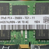 HMAA4GS7AJR8N-VK 32GB DDR4 2666 2RX8 PC4-2666V-TG1-11