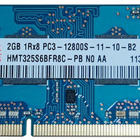 SKHynix HMT325S6BFR8C-PB Hynix 2GB DDR3 1600MHz PC3-12800 non-ECC Unbuffered CL11 204-Pin SoDimm Memory Module for Laptop