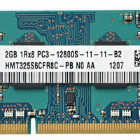 SKHynix HMT325S6CFR8C-PB Hynix 2GB DDR3 1600MHz PC3-12800 non-ECC Unbuffered CL11 204-Pin SoDimm Memory Module for Laptop