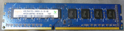 Hynix HMT351U6BFR8C-H9 4GB DDR3 1333MHz PC3-10600 non-ECC Unbuffered CL9 240-Pin DIMM 1.35V memory module for Desktop