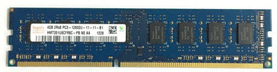 SKHynix HMT351U6CFR8C-PB 4GB DDR3 1600MHz PC3-12800 non-ECC Unbuffered CL11 240-Pin Dimm Memory Module for desktop