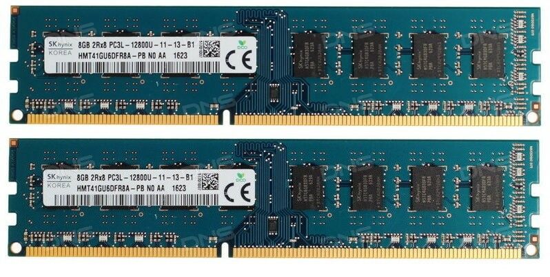 8GB RAM SK Hynix HMT41GU6DFR8A-PB 8GB DDR3 1600Mhz PC3L-12800U