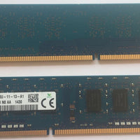 SK Hynix HMT451U6BFR8C-PB Hynix 4GB PC3-12800 non-ECC Unbuffered CL11 240-Pin DIMM Memory Module Desktop
