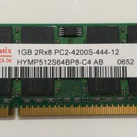 Hynix HYMP512S64BP8-C4 PC2-4200S-444-12 DDR2 1GB 2RX8 For Notebook