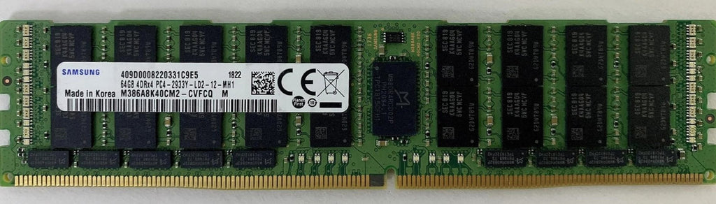 Samsung M386A8K40CM2-CVF 64GB DDR4 2933MHz PC4-23400 Registered ECC CL21 288-Pin Load Reduced DIMM 1.2V Memory Modul For Server