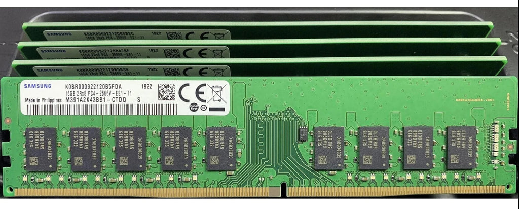 Samsung 16gb Ddr4 2666mhz Udimm Samsung M391A2K43BB1-CTD 16GB DDR4