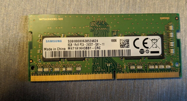 Samsung M471A1K43BB1-CRC 8GB DDR4 2400MHz PC4-19200 non-ECC