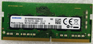 Samsung M474A1K43BB1-CTD 8GB DDR4 2666 Mbps 1R x 8 ECC SODIMM 1.2 V (1G x 8) x 18 For Laptop - a2zmemory