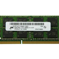 Micron MT16JTF1G64HZ-1G6E1 DDR3 8GB 1600Mhz 2RX8 PC3L-12800E ECC Unbuffered CL11 204-Pin SODIMM 1.35V Memory module for Laptop