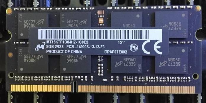 Micron MT16KTF1G64HZ-1G9E2 DDR3L 8G 1866 For Laptop