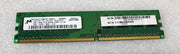 Micron MT8HTF12864AY-800E1 DDR2 1GB 1Rx8 PC2-6400 DDR2-800MHz non-ECC Unbuffered CL6 240-Pin DIMM Memory module for Desktop