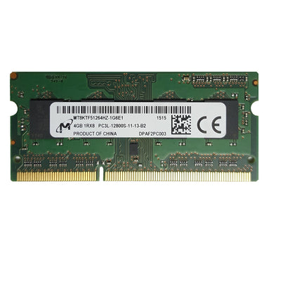 Micron MT8KTF51264HZ-1G6E1 DDR3 1600 4GB 1RX8 PC3L-12800S 1.35v Non-ECC Unbuffered CL11 204-Pin SoDimm 1.35V For Laptop