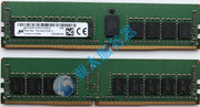 MTA18ASF1G72PZ-2G3B1QI Micron 8GB DDR4 2400MHz PC4-19200 ECC Unbuffered CL17 288-Pin Dimm 1.2V Server Memory Module