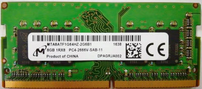 Micron DDR4 8G 2666 1RX8 PC4-2666V-SAB MTA8ATF1G64HZ-2G6B1 1.35V For Server