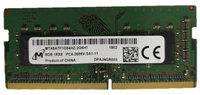 Micron MTA8ATF1G64HZ-2G6H1 8G DDR4 2666 2667 PC4-2666V 1Rx8 For Laptop